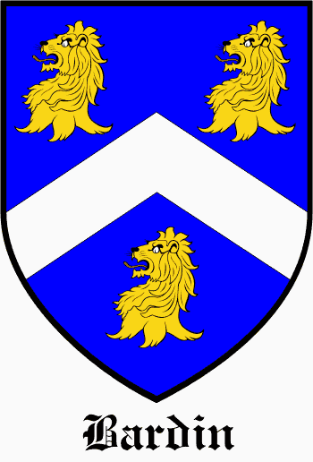 BARDIN family crest