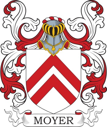 MOYER family crest